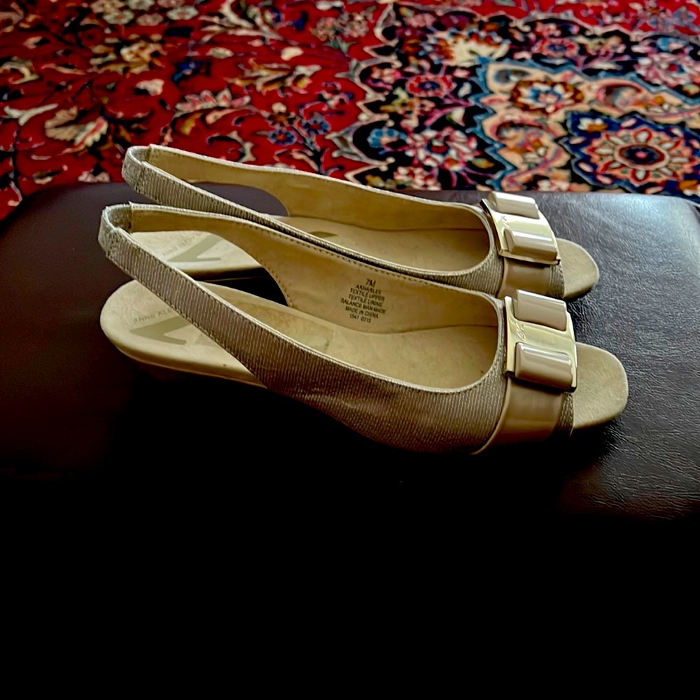 Anne Klein wedges, 7 M, worn once.